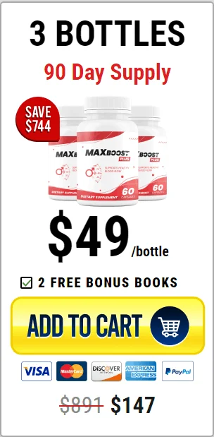 Max Boost Plus 3 bottles